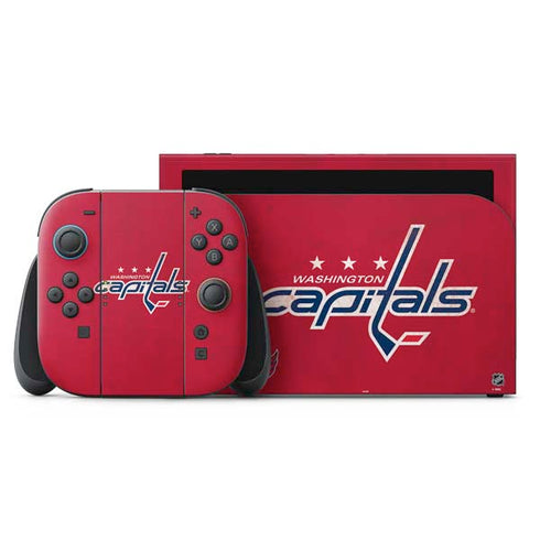 NHL Washington Capitals Distressed Nintendo Switch 2 (2025) with Joy-Con Skin